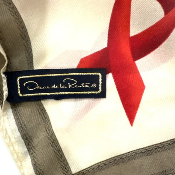 OSCAR DE LA RENTA Vintage Silk Scarf - Picture 7 of 11